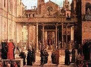 BASTIANI, Lazzaro, The Relic of the Holy Cross is offered to the Scuola di S. Giovanni Evangelista